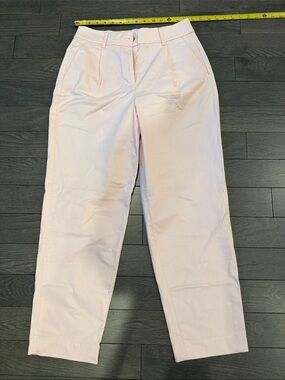 Express Light Pink High-Rise Straight Pants
